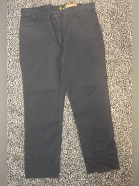 Carhartt Rugged Flex Relaxed Fit Work Pants Mens 36x30 Gray Utility Pocket NWT